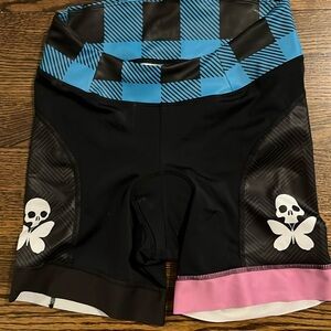 Betty Designs Tartan Tri Shorts Size M